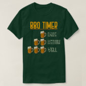 BBQ Timer Beer T-shirt (Design voorkant)