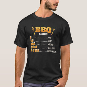 BBQ timer bier drink grillen grill barbeque me T-shirt