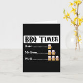 BBQ Timer Byrbecue Kaart (Gele Bloem)