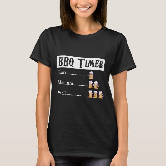 BBQ Timer Byrbecue T-shirt (Voorkant)