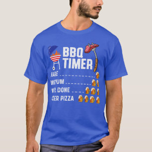 BBQ Timer Funny Barbecue Master Grill Pun Grilling T-shirt