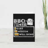 BBQ Timer - Grappige BBQ Roker Byrbecue Grillen Kaart (Voorkant)