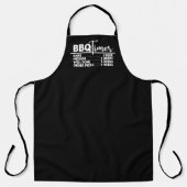 BBQ Timer Grill Humor Black Schort (Voorkant)