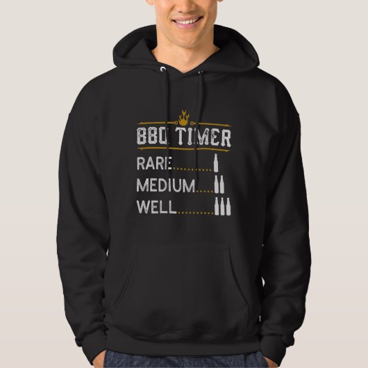 BBQ Timer Hoodie (Voorkant)
