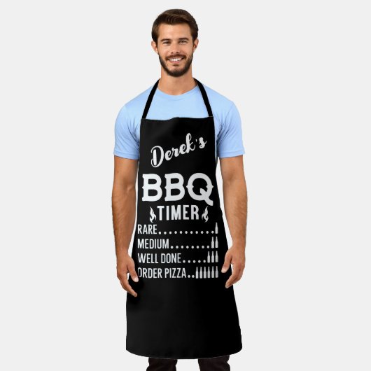 BBQ Timer Schort (Gedragen)