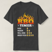 Bbq-timer  t-shirt (Design voorkant)