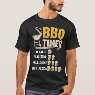 Bbq-timer Vlag Grappige Barbecue Grill 4 juli Vade T-shirt