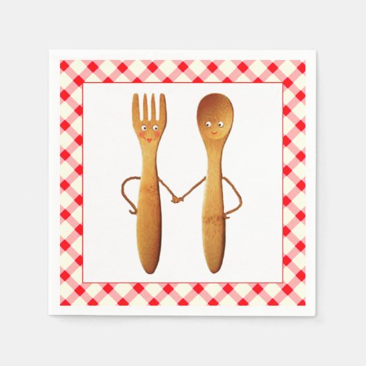 BBQ Trouwdouche Servetten (Voorkant)