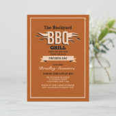 BBQ Uitnodiging (Staand voorkant)
