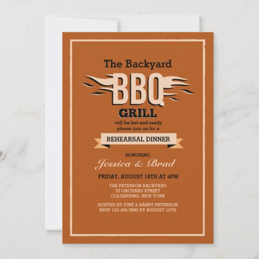 BBQ Uitnodiging (Voorkant)
