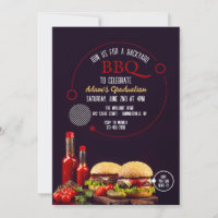 BBQ Uitnodiging Burgers