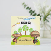 BBQ-uitnodiging Kaart (Staand voorkant)