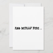 BBQ-uitnodiging Kaart (Achterkant)