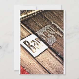 BBQ-uitnodiging Kaart