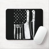 Bbq usa vlag patriottische vierde juli masterchef  muismat (Met muis)