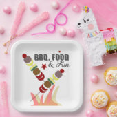 BBQ Vaderdag Dad Grandpa Cookout Papieren Bordje (Feest)