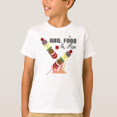 BBQ Vaderdag Dad Grandpa Cookout T-shirt (Voorkant)