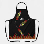 BBQ Vaderdag Papa Opa Cadeau Kabobs Schort (Voorkant)
