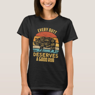 BBQ Varkensvlees Elke kont verdient een goede wrij T-shirt