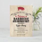 BBQ-verjaardag Kaart (Staand voorkant)