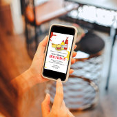 BBQ Verjaardag Typografie Zomer Cookout Kaart