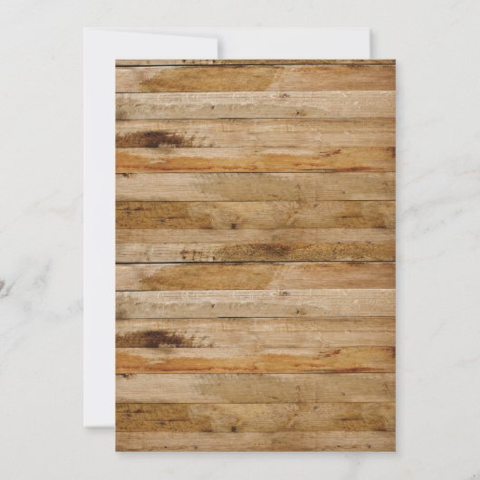 BBQ verjaardagsfeest baby shower uitnodiging (Achterkant)