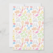  BBQ VERJAARDAGSFEEST KAART (Achterkant)