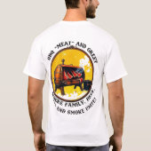 BBQ "Vlees" en Greet T-shirt (Achterkant)