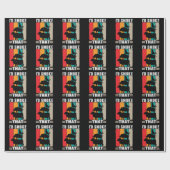 BBQ Vlees Lover Pork Chicken Koe Grill Barbecue Cadeaupapier (Vlak)