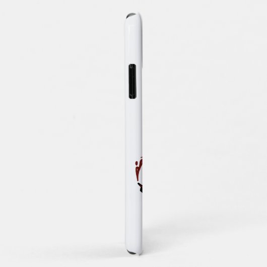 BBQ Vlek op mijn Wit Case-Mate iPhone Case (Achterkant/rechts)