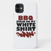 BBQ Vlek op mijn Wit Case-Mate iPhone Case (Achterkant)