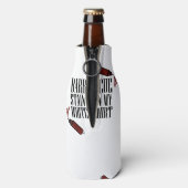 BBQ Vlek op mijn Wit Flesjeskoeler (Fles Achterkant)