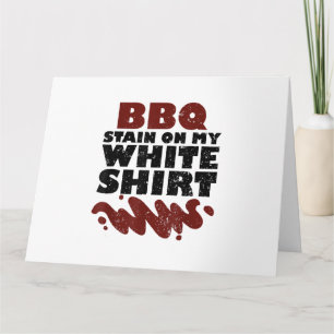 BBQ Vlek op mijn Wit Kaart