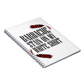 BBQ Vlek op mijn Wit Notitieboek (Rechterzijde)