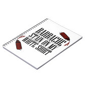 BBQ Vlek op mijn Wit Notitieboek (Linkerzijde)