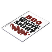 BBQ Vlek op mijn Wit Notitieboek (Linkerzijde)