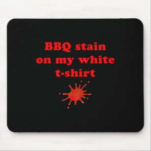 BBQ vlek op mijn witte 2 Muismat