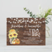 BBQ voordat ik doe koppels douche zonnebloemen lan Kaart (Staand voorkant)