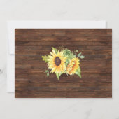 BBQ voordat ik doe koppels douche zonnebloemen lan Kaart (Achterkant)