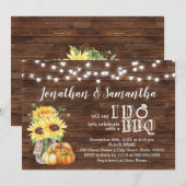 BBQ voordat ik doe koppels douche zonnebloemen lan Kaart (Voorkant / Achterkant)