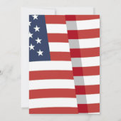 BBQ & Vuurwerk 4 juli Onafhankelijkheidsdag Feest Kaart (Achterkant)