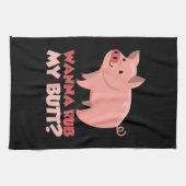 BBQ - Wanna Rub My Butt Theedoek (Horizontaal)