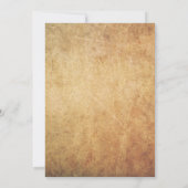 BBQ Wedding Rehearsal Dinner Kaart (Achterkant)