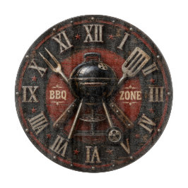 BBQ Zone Backyard BBQ Gift Vintage Barbecue  Snijplank