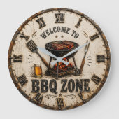 BBQ Zone Barbecue Grill Grote Klok (Voorkant)