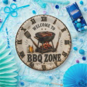 BBQ Zone Barbecue Grill Papieren Bordje (Feest)