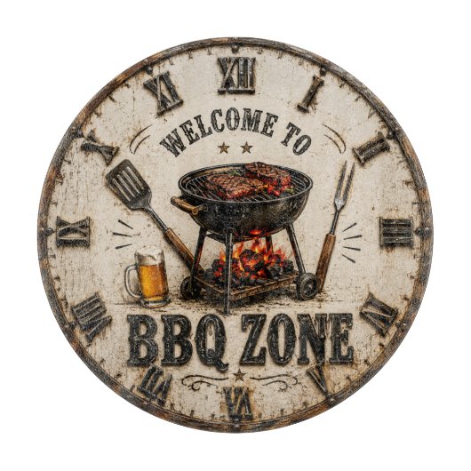 BBQ Zone Barbecue Grill Snijplank (Voorkant)