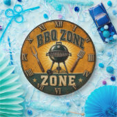 BBQ Zone Rustic Grill Master Outdoor Kitchen Papieren Bordje (Feest)