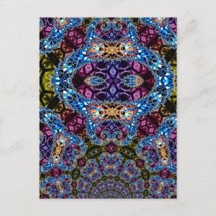 BBQSHOES: Fractal Vortex Digital Art 1020HTC Briefkaart