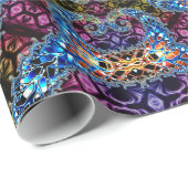 BBQSHOES: Fractal Vortex Digital Art 1020HTC Cadeaupapier (Rol Hoek)